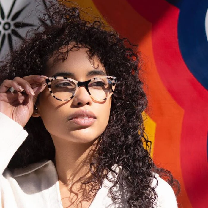 Mode als functie trendy glasses
